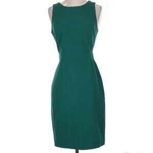 J.Crew Green Sleeveless Midi Dress – Size 2